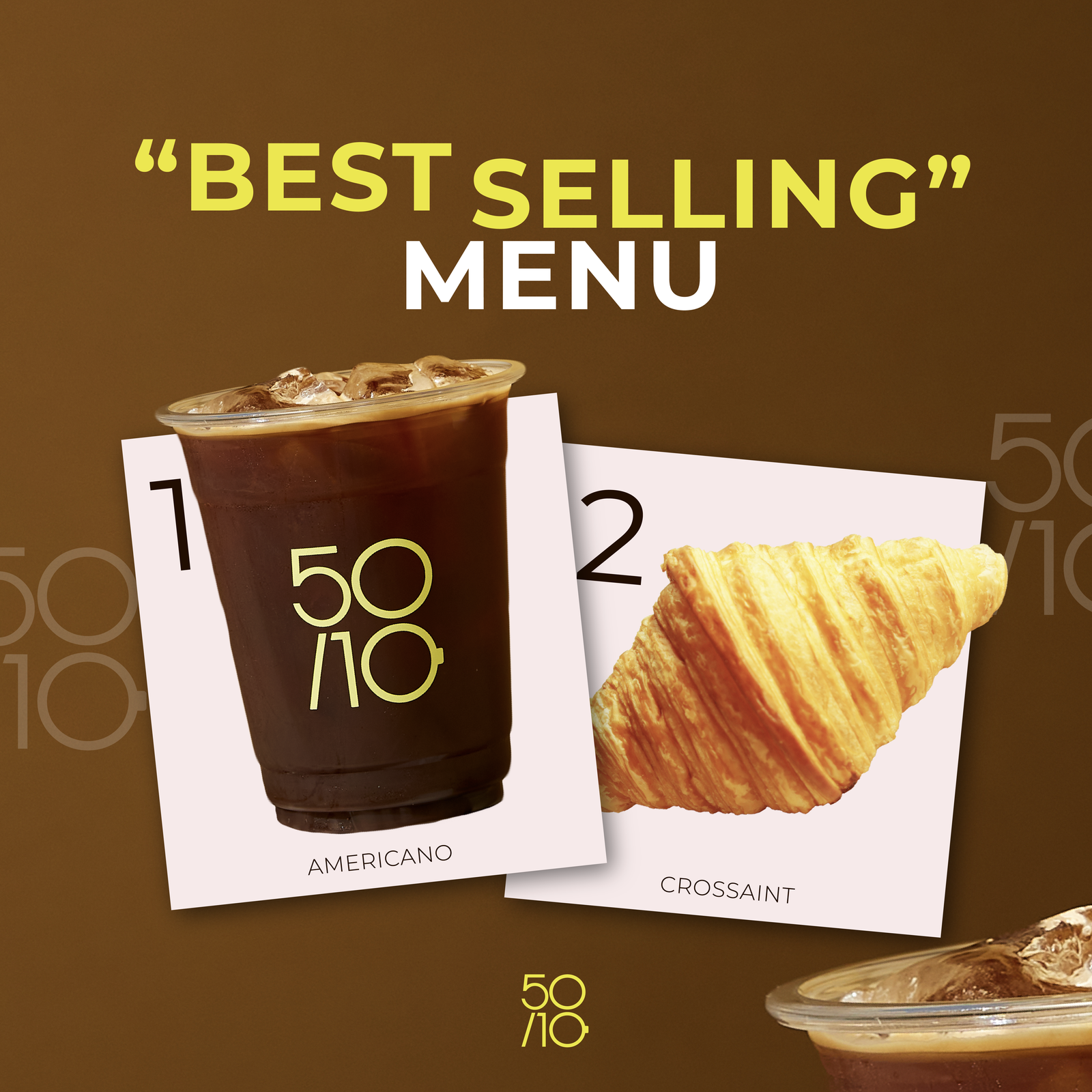 FiftyTen Best selling menu